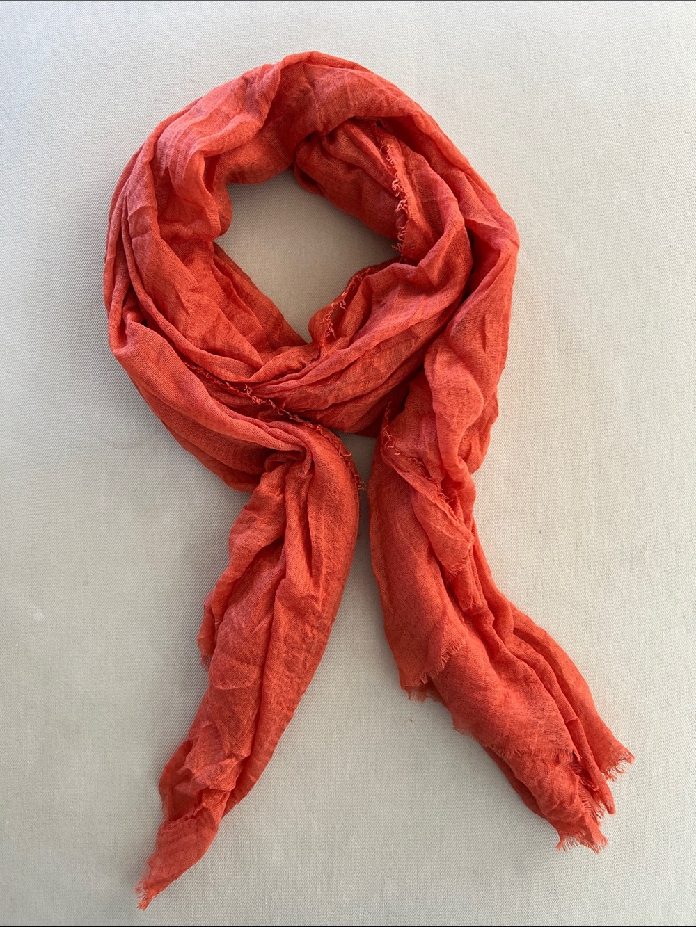 Pumpkin 🎃 Orange Lightweight Scarf